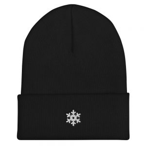 Snowflake Cuffed Beanie
