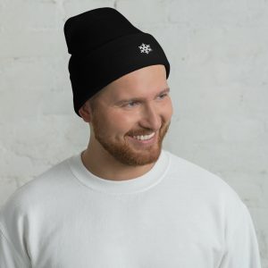 Snowflake Cuffed Beanie